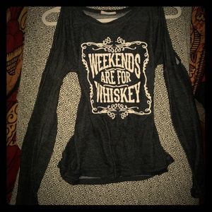 Weekends are for whiskey long sleeve
